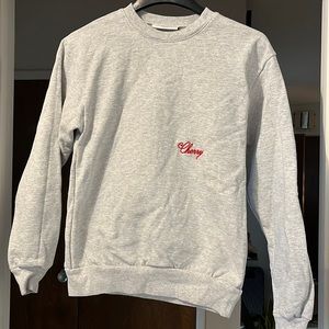 Cherry Heather Grey Crewneck Sweatshirt XS/ S
